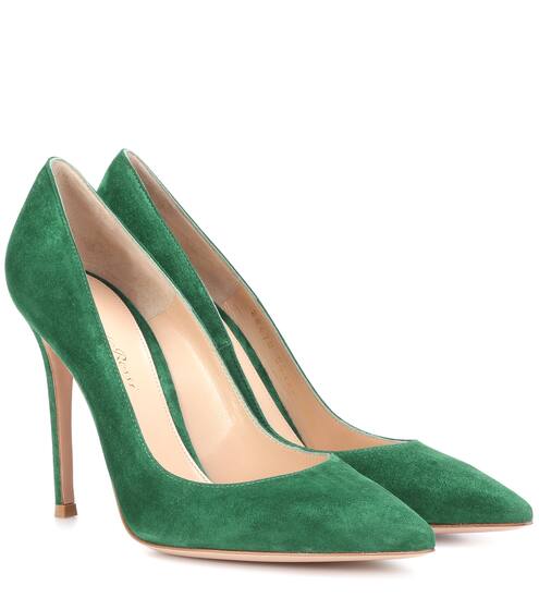 Gianvito 105绒面革高跟鞋 | Gianvito Rossi