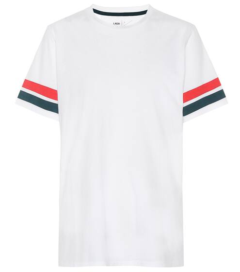 Stripe cotton jersey T-shirt | Lndr