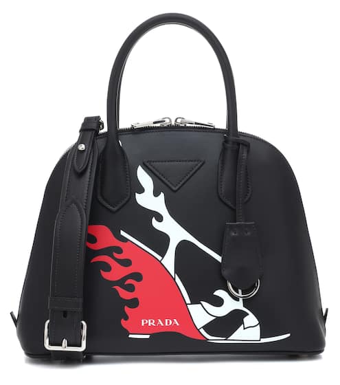Prada Bags Women S Handbags Uk Mytheresa Printed Leather Shoulder Bag Prada
