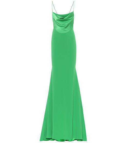 Clay crêpe dress | Alex Perry