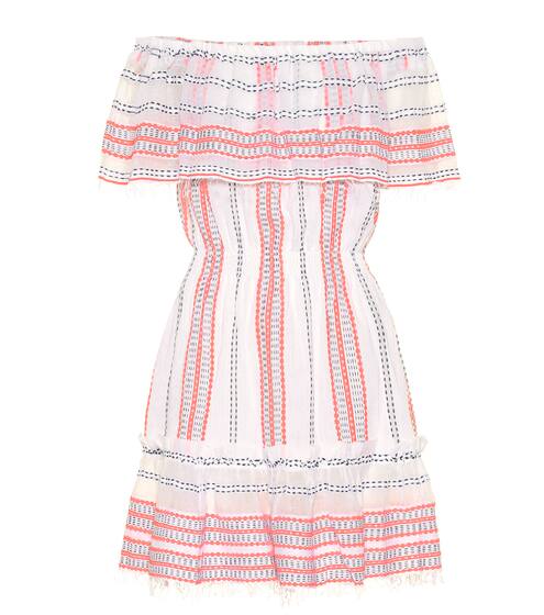 Zenha cotton-blend minidress | Lemlem