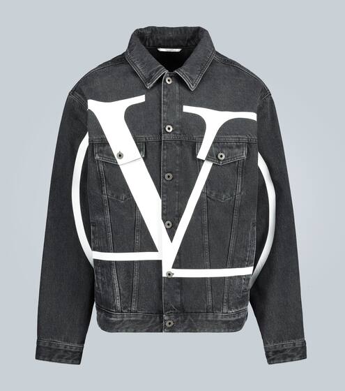 VLOGO boxy denim jacket | Valentino