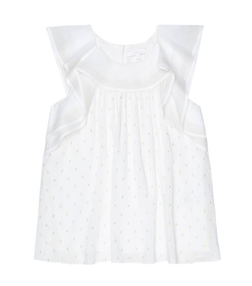 Ruffle-trimmed top | Chloé Kids