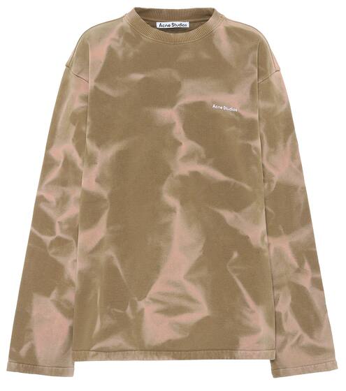 Tie-dye cotton sweatshirt | Acne Studios