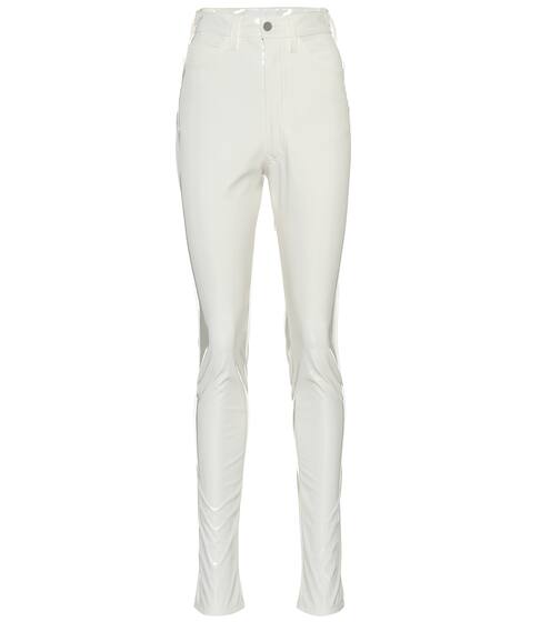 High-rise vinyl pants | Maison Margiela