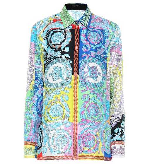 Printed silk shirt | Versace