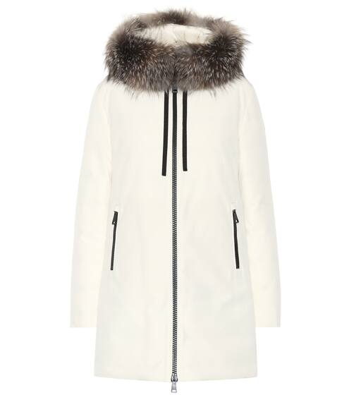 Fur-trimmed jacket | Moncler