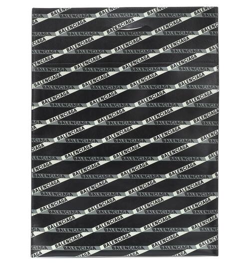 Monogram leather shopper | Balenciaga