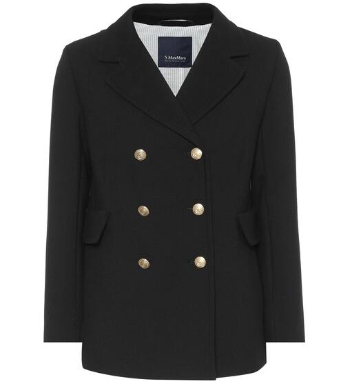 Rana wool-blend crêpe coat | S Max Mara