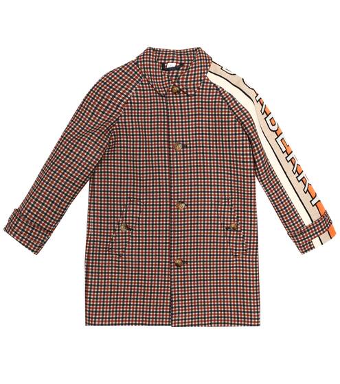 Bradley checked wool coat | Burberry Kids