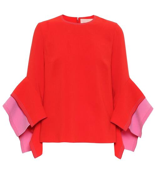 Rana crêpe top | Roksanda
