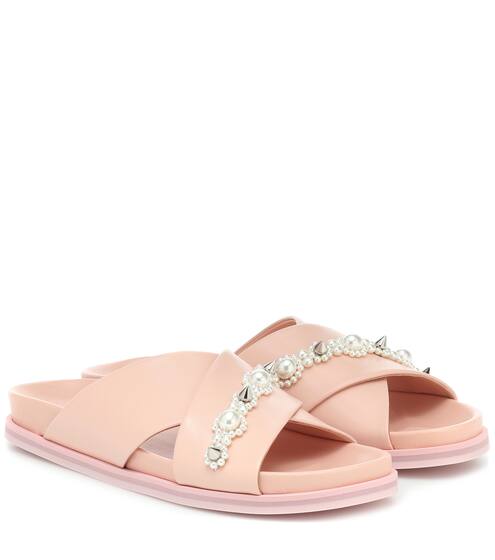 Embellished leather sandals | Simone Rocha