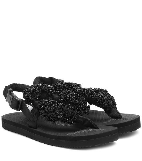 x Suicoke Kat embellished sandals | Cecilie Bahnsen