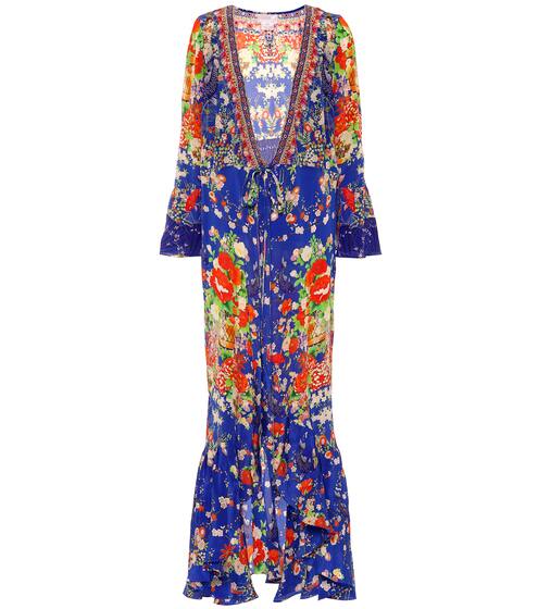 Embellished silk dress | Camilla