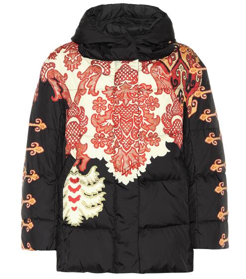 Printed down puffer coat | Etro