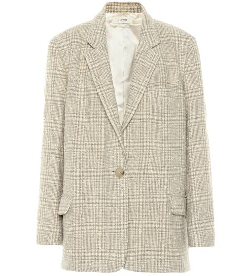 Korix checked wool-blend jacket | Isabel Marant, Étoile