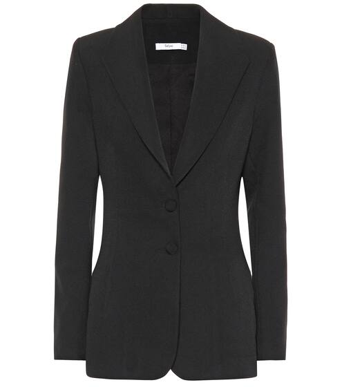 Koemi crêpe blazer | Safiyaa