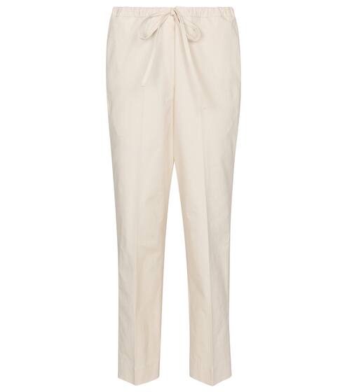 Pantalones ajustados de algodón | Jil Sander