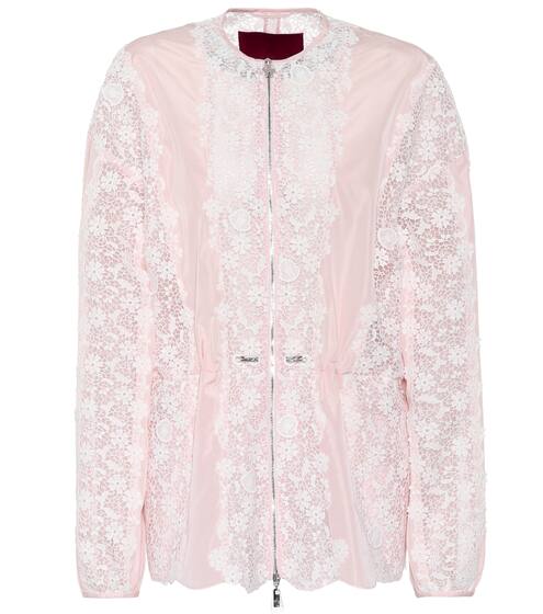 Lace-panelled jacket | Moncler