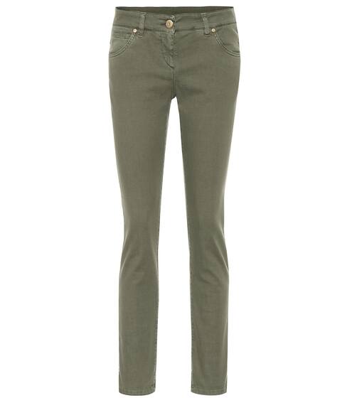 Stretch cotton skinny jeans | Brunello Cucinelli