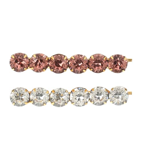 Exclusive to Mytheresa – Gabi set of two embellished barrettes | Jennifer Behr