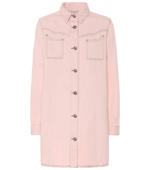 Denim shirt dress | Ganni