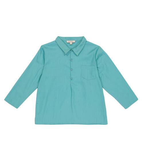 Bullshark cotton shirt | Caramel