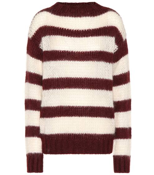 Pullover a righe in mohair | Prada