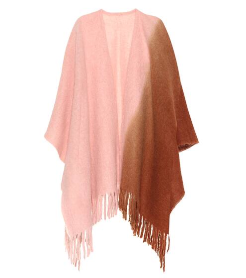 Kelow alpaca and wool-blend poncho | Acne Studios