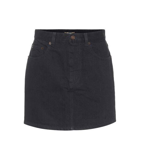 Denim miniskirt | Saint Laurent