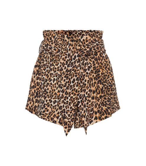 Primrose leopard-printed shorts | Nanushka