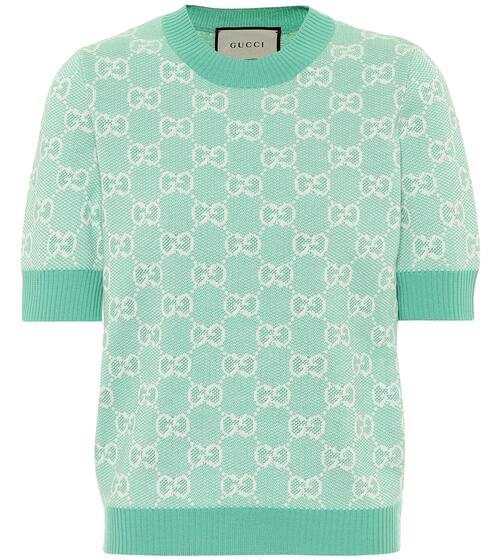 Pull en laine et coton à logo | Gucci