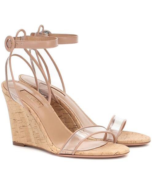 Minimalist 85 wedge sandals | Aquazzura
