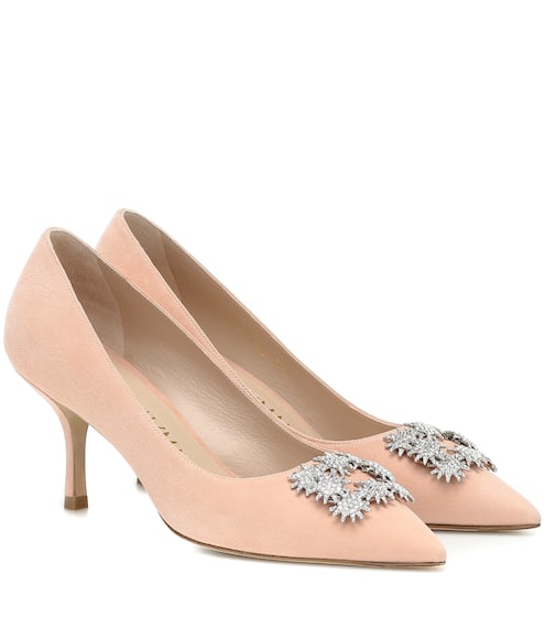 Kelsey 75 embellished suede pumps | Stuart Weitzman