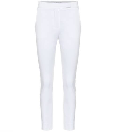 Luana high-rise slim cotton pants | Max Mara