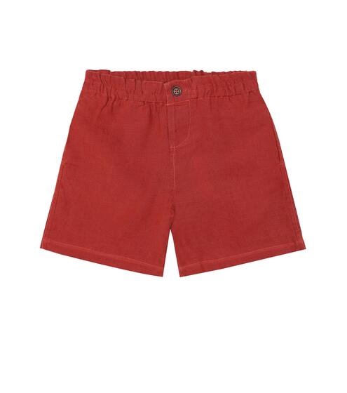Barbican linen shorts | Caramel