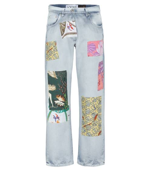 Paula's Ibiza high-rise straight jeans | Loewe