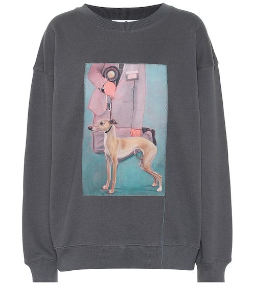 Printed cotton sweatshirt | Acne Studios