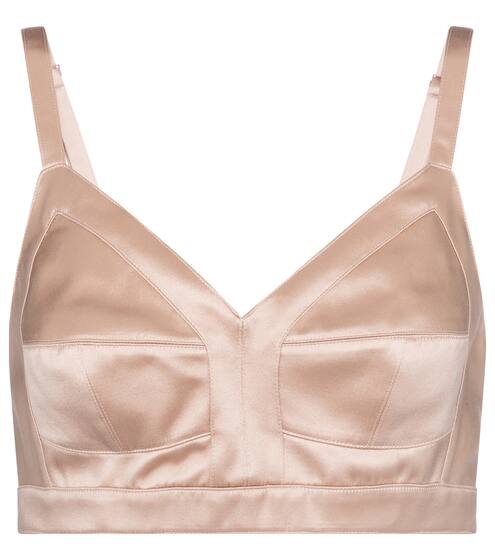 Bustier de satén | Alexander McQueen