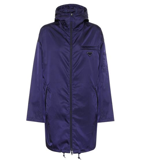 Nylon gabardine raincoat | Prada