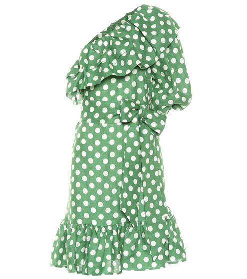 Arden polka-dot linen minidress | Lisa Marie Fernandez