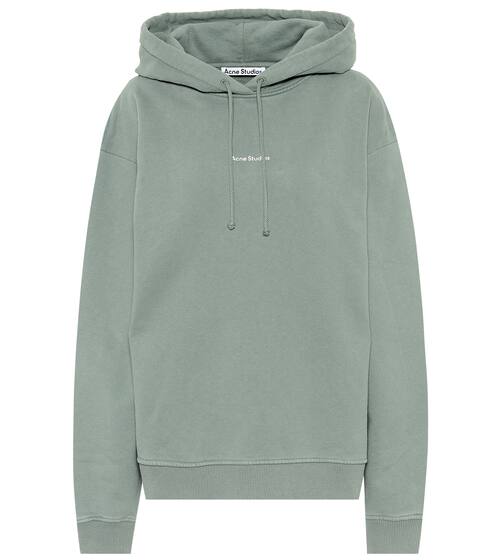 Logo cotton-jersey hoodie | Acne Studios