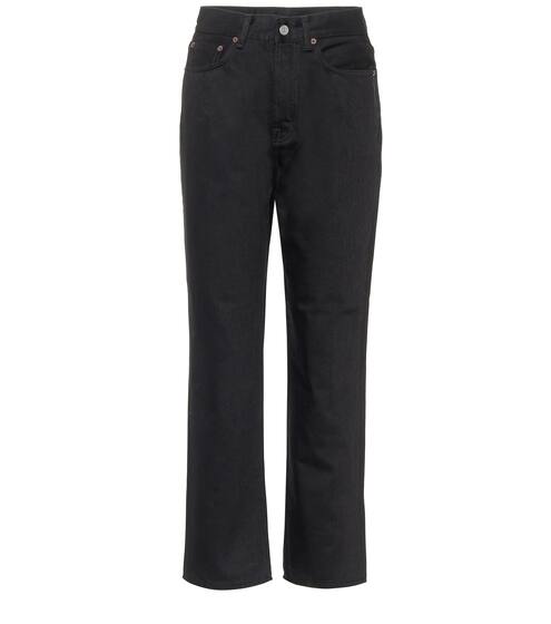 High-rise straight cropped jeans | Acne Studios