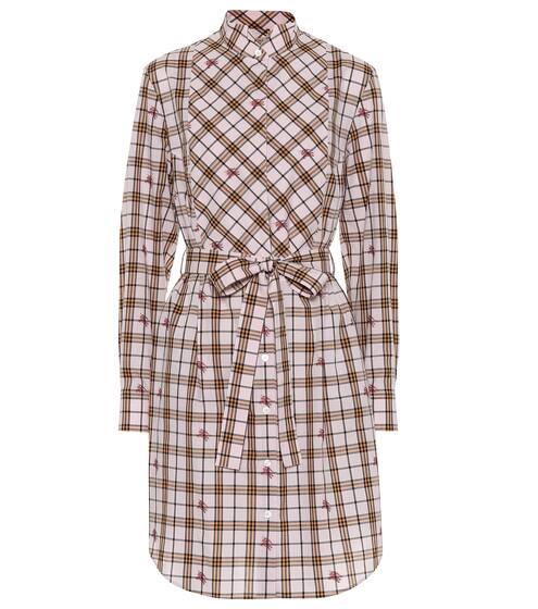 Checked cotton dress | Burberry