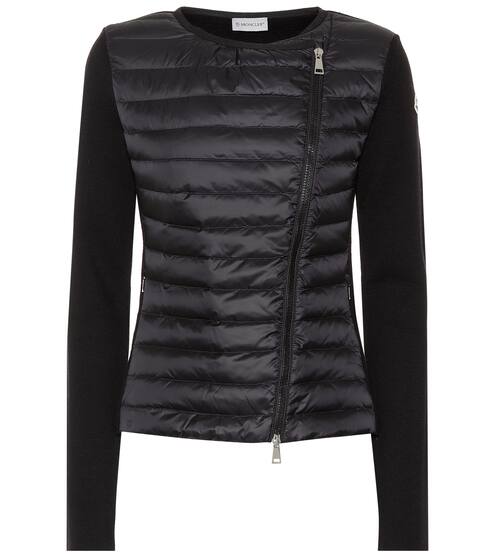 Asym wool down jacket | Moncler