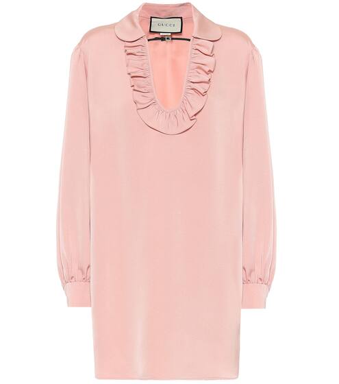 Embellished faille dress | Gucci