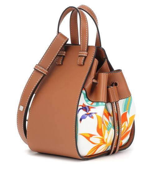 Paula's Ibiza Hammock Mini printed leather shoulder bag | Loewe