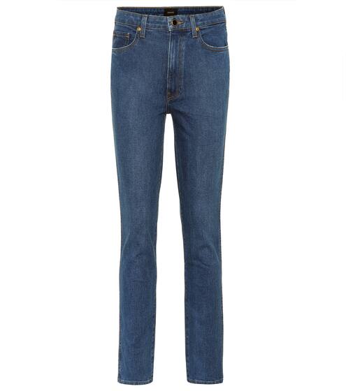 Vanessa high-rise straight jeans | Khaite