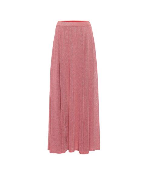 Metallic knit maxi skirt | Missoni