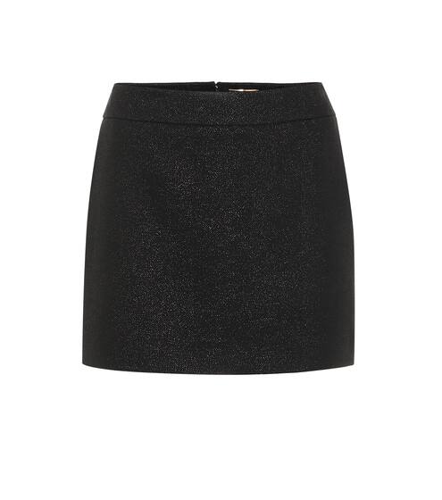 Wool-blend miniskirt | Saint Laurent